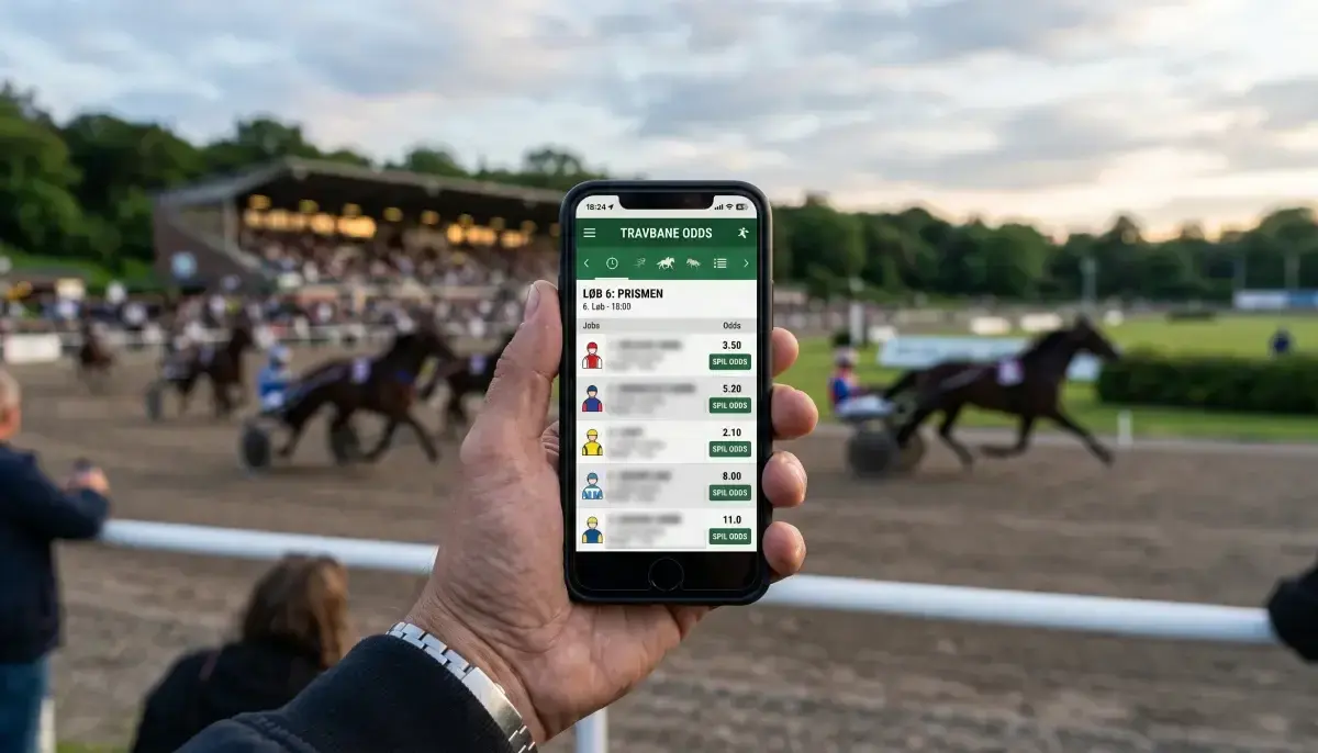 Sammenligning af bookmakere til hestevæddeløb i Danmark med odds og bonusser